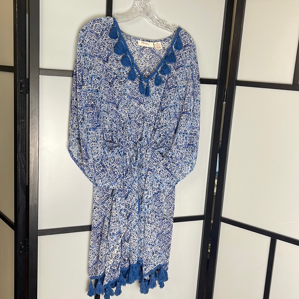 SOLD! Boho Swim Coverup Size S/M. Pool, Cruise or Beach then Dine! NWOT!